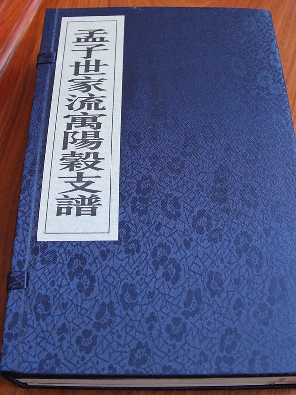 孟氏阳谷支谱