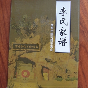 李氏家谱  曲阜姚村