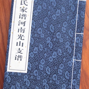 孔氏家谱河南光山支谱